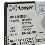 Samsung EB-BG525BBE, GH43-05060A - 3000 mAh 3.85 V Li-Ion - Utángyártott telefon akku - VHBW