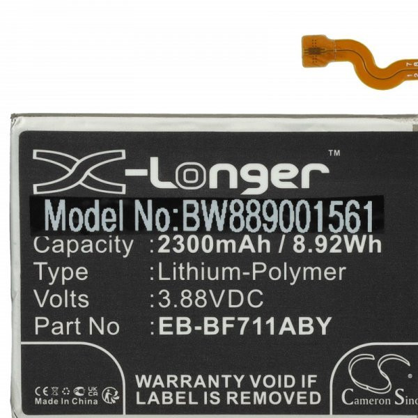   Samsung GH82-26270A, EB-BF711ABY - 2300 mAh 3.88 V Li-polymer - Utángyártott telefon akku