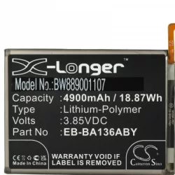   Samsung Galaxy A13 - 4900 mAh 3.85 V Li-polymer - Utángyártott telefon akku