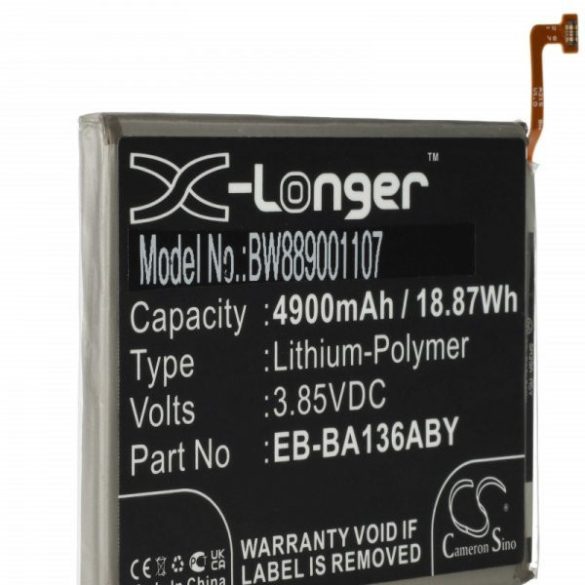 Samsung Galaxy A13 - 4900 mAh 3.85 V Li-polymer - Utángyártott telefon akku