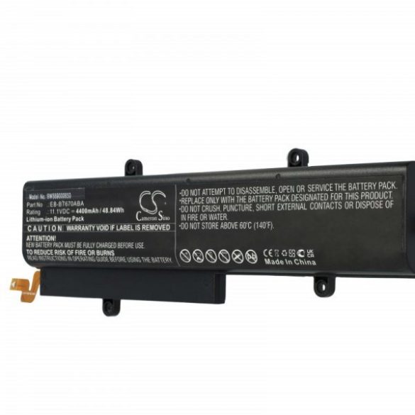 Samsung AA1GA12BS, EB-BT670ABA - 4400 mAh 11.1 V Li-Ion - Utángyártott tablet akku