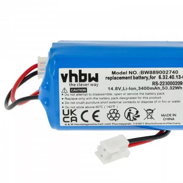 Rowenta RS-2230002091 for Tefal 3400mAh, 14.8V, Li-Ion - Utángyártott porszívó akku