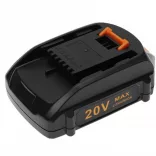 Szerszámgép akku Rockwell RW9351.1 - 2500 mAh, 20 V, Li-Ion - Utángyártott akku - VHBW