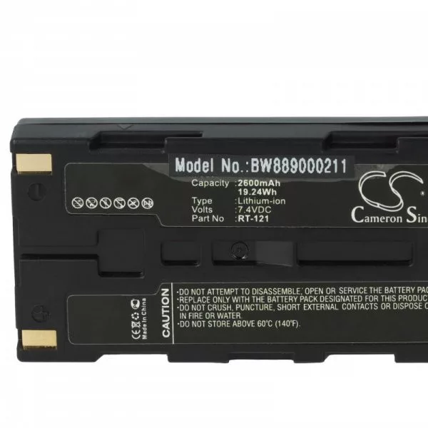 Egészségügyi eszköz - Righton RT-121 - 2600 mAh 7.4 V Li-Ion - Utángyártott akku