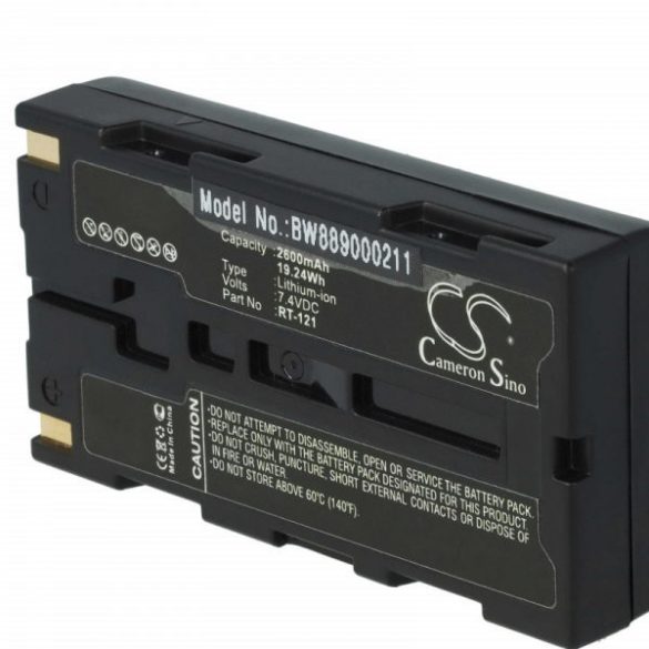 Egészségügyi eszköz - Righton RT-121 - 2600 mAh 7.4 V Li-Ion - Utángyártott akku