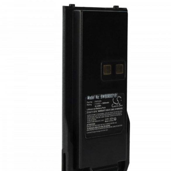 Retevis FA9140A - 3000 mAh 7.4 V Li-Ion - Utángyártott rádió akku