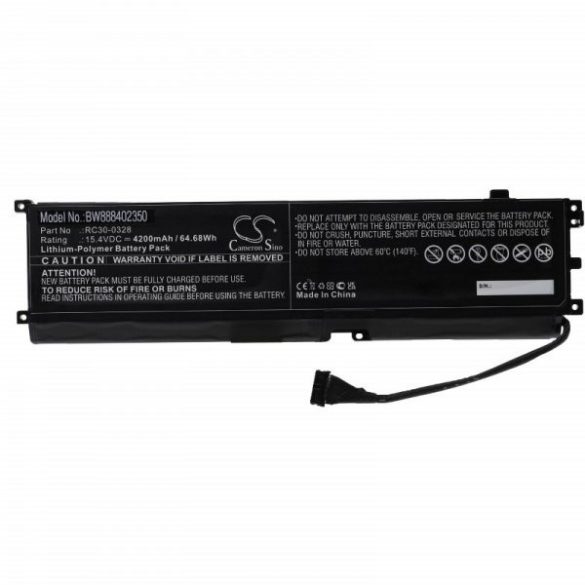 Razer RC30-0328 - 4200 mAh 15.4 V Li-polymer - Utángyártott notebook akku