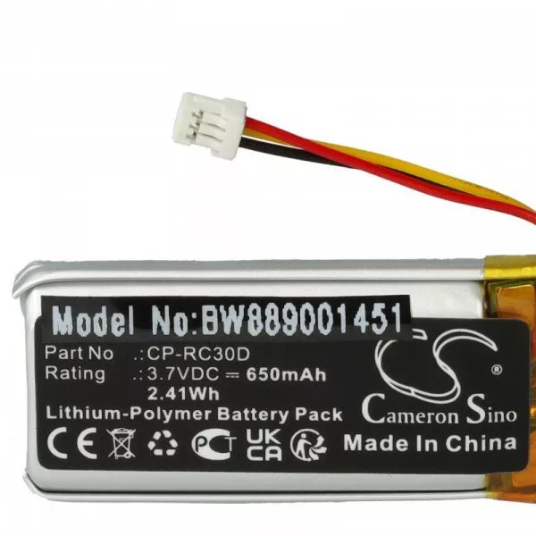 Egér - Periféria - Razer CP-RC30D - 650 mAh 3.7 V Li-polymer - Utángyártott akku
