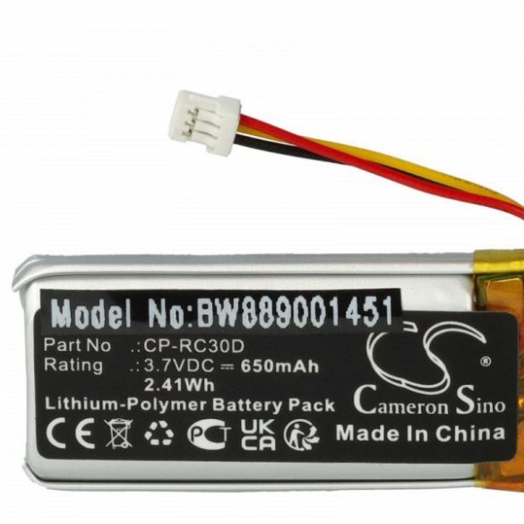 Egér - Periféria - Razer CP-RC30D - 650 mAh 3.7 V Li-polymer - Utángyártott akku