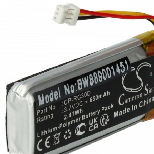Egér - Periféria - Razer CP-RC30D - 650 mAh 3.7 V Li-polymer - Utángyártott akku
