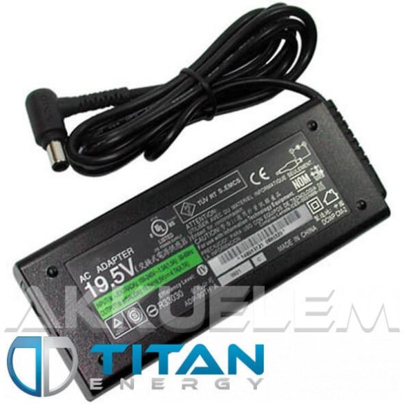 TitanEnergy Sony 19,5V 4,74A 90W CP notebook adapter - utángyártott