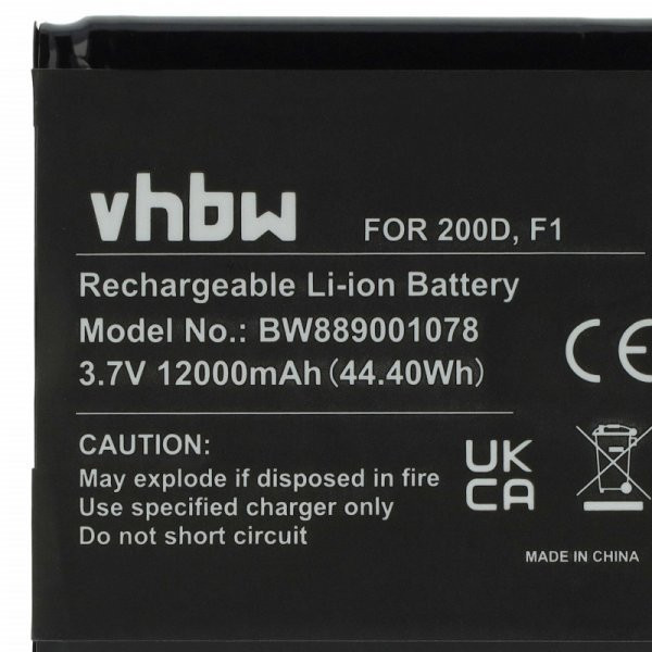   DAB Radio Pure ChargePAK F1, F1 - 12000 mAh 3.7 V Li-Ion - Utángyártott akku