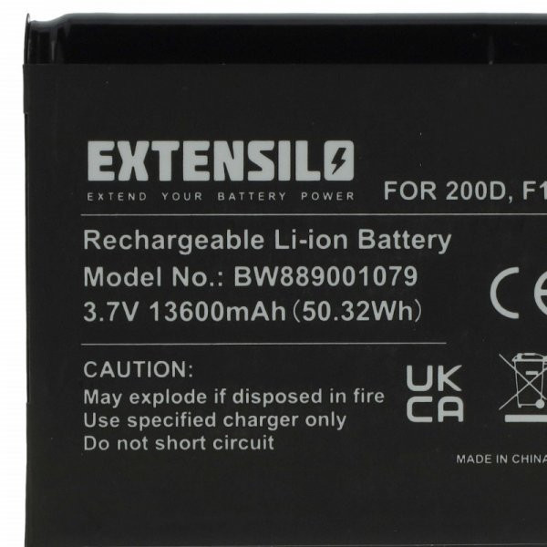   DAB Radio Pure ChargePAK F1, F1 - 13600 mAh 3.7 V Li-Ion - Utángyártott akku