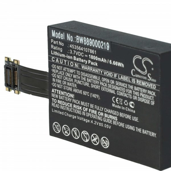 Egészségügyi eszköz - Philips 453564107861 - 1800 mAh 3.7 V Li-Ion - Utángyártott akku