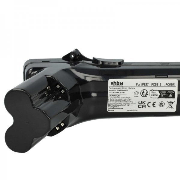 Philips IP827, 300000517621 for Philips 2600mAh, 18V, Li-Ion - Utángyártott porszívó akku