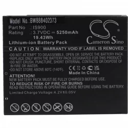   Card Reader Pax IS900 - 5250 mAh 3.7 V Li-Ion - Utángyártott pos terminál akkumulátor - VHBW