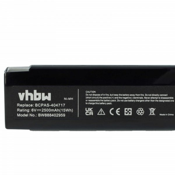   Szerszámgép akku Paslode 900421, 900400, 900420, 404400, 404717 - 2500 mAh, 6 V, NiMH - Utángyártott akku