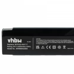   Szerszámgép akku Paslode 900421, 900400, 900420, 404400, 404717 - 2500 mAh, 6 V, NiMH - Utángyártott akku - VHBW