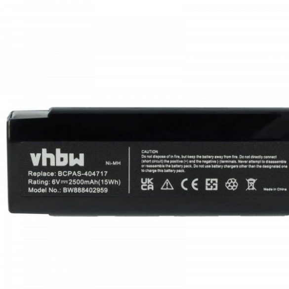 Szerszámgép akku Paslode 900421, 900400, 900420, 404400, 404717 - 2500 mAh, 6 V, NiMH - Utángyártott akku
