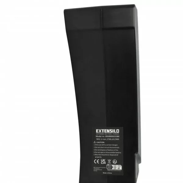 elektromos kerékpár akku Panasonic GD-PAN-E36B - 17 Ah 36 V Li-Ion, fekete - Utángyártott
