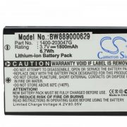  Opticon 13224 - 1800 mAh 3.7 V Li-Ion Utángyártott vonalkód olvasó akku