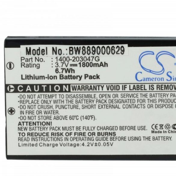 Opticon 13224 - 1800 mAh 3.7 V Li-Ion Utángyártott vonalkód olvasó akku