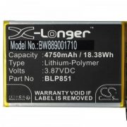   Oppo BLP851 - 4750 mAh 3.87 V Li-polymer - Utángyártott telefon akku