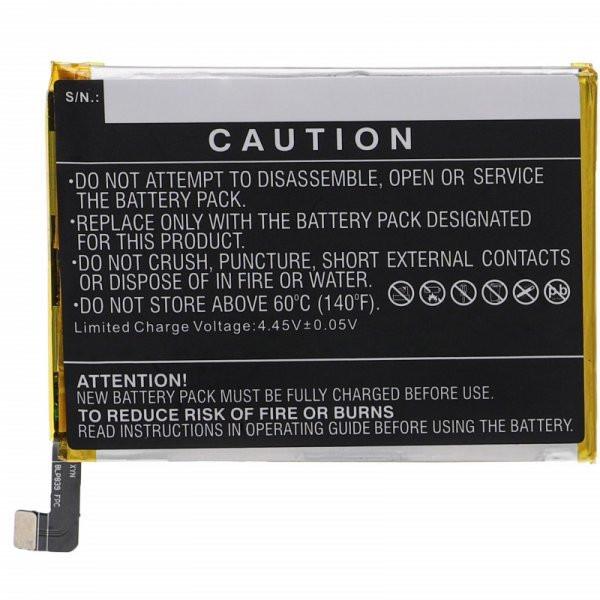 Oppo BLP839 - 4000 mAh 3.87 V Li-polymer - Utángyártott telefon akku