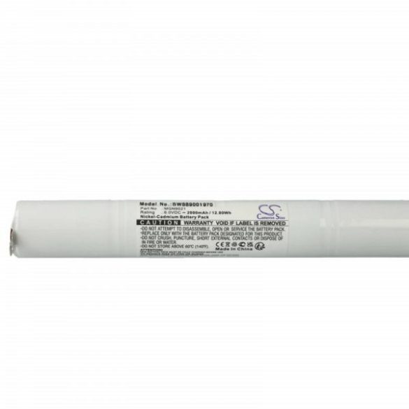 NX MGN9021, 5xSC ST4 HT 6V - 2000 mAh 6 V NiCd - Utángyártott vészvilágítás akku