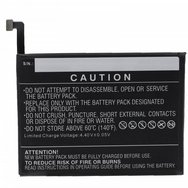 Nokia WT340 - 4850 mAh 3.85 V Li-polymer - Utángyártott telefon akku