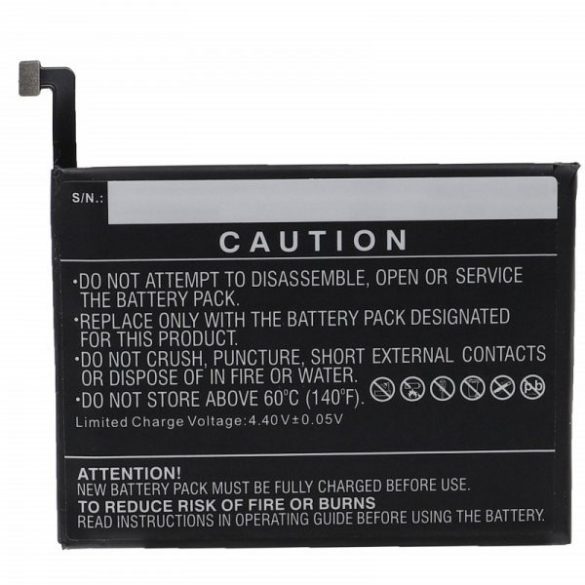 Nokia WT340 - 4850 mAh 3.85 V Li-polymer - Utángyártott telefon akku