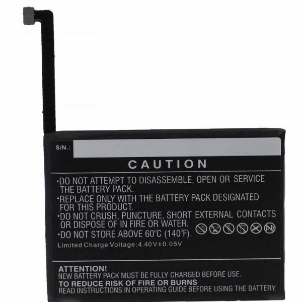 Nokia HQ480 - 4400 mAh 3.85 V Li-polymer - Utángyártott telefon akku