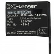   Nokia HE346 - 3700 mAh 3.85 V Li-polymer - Utángyártott telefon akku