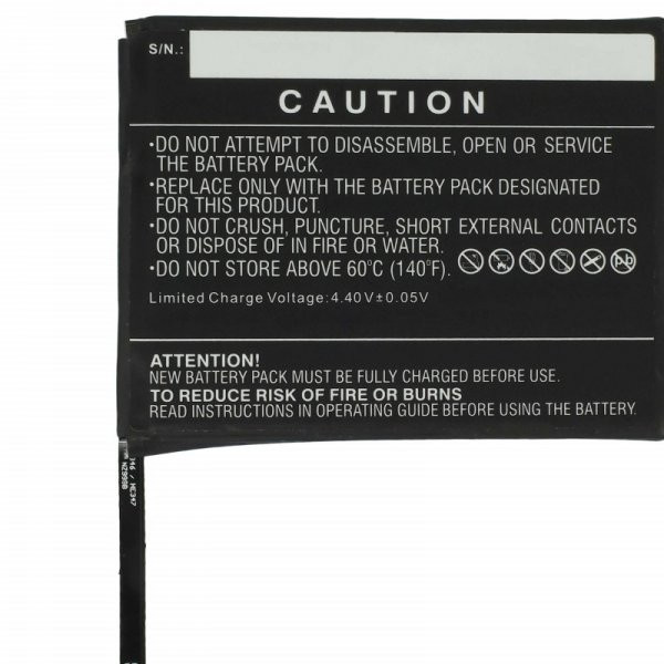 Nokia HE346 - 3700 mAh 3.85 V Li-polymer - Utángyártott telefon akku