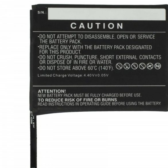 Nokia HE346 - 3700 mAh 3.85 V Li-polymer - Utángyártott telefon akku