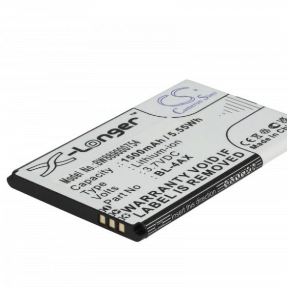 Nokia BL-4AX, BL-4XL - 1500 mAh 3.7 V Li-Ion - Utángyártott telefon akku