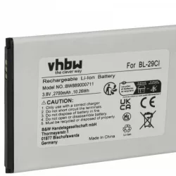   Nokia BL-29CL, BL-29CI - 2700 mAh 3.8 V Li-Ion - Utángyártott telefon akku - VHBW