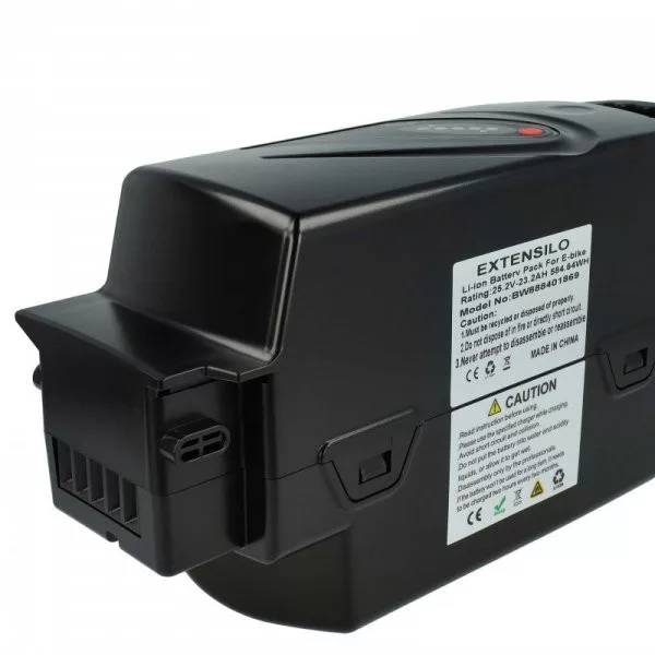 elektromos kerékpár akku NKY210B02, NKY210B2, NKY224B02, NKY190B02 - 23.2 Ah 25.2 V Li-Ion, fekete - Utángyártott