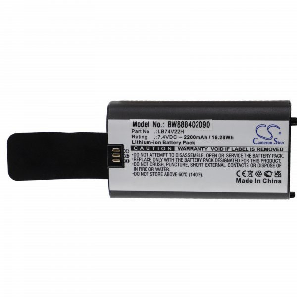 Newland LB74V22H - 2200 mAh 7.4 V Li-Ion Utángyártott vonalkód olvasó akku