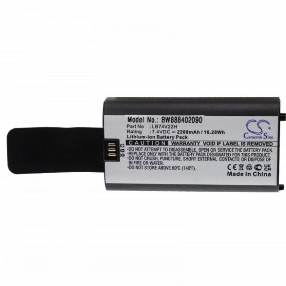 Newland LB74V22H - 2200 mAh 7.4 V Li-Ion Utángyártott vonalkód olvasó akku