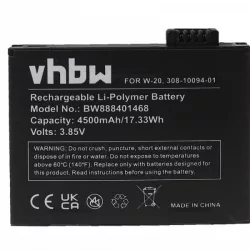   Mobil Router Netgear W-20, 308-10094-01 - 4500 mAh 3.85 V Li-polymer - Utángyártott akku - VHBW