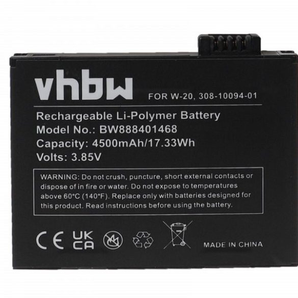 Mobil Router Netgear W-20, 308-10094-01 - 4500 mAh 3.85 V Li-polymer - Utángyártott akku