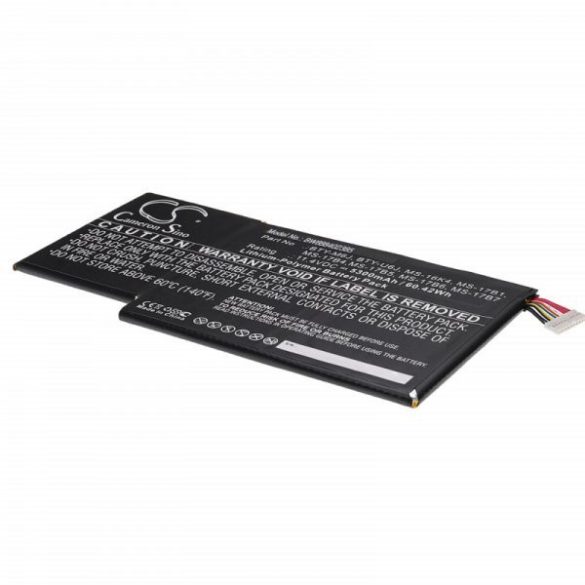 MSI MS-17B1, MS-16K4, BTY-U6J, BTY-M6J, MS-17B4 - 5300 mAh 11.4 V Li-polymer - Utángyártott notebook akku