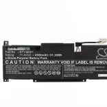 MSI BTY-M491, S9N-0B3A210-SB3 - 4500 mAh 11.4 V Li-polymer, fekete - Utángyártott notebook akku - VHBW