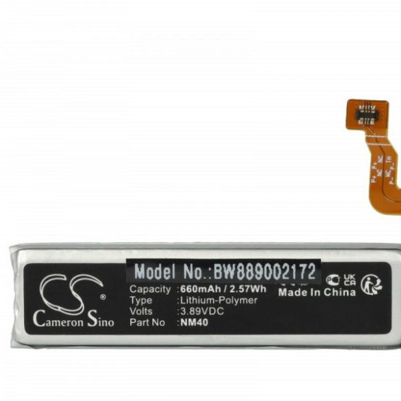 Motorola NM40, SB18D44720 - 660 mAh 3.89 V Li-polymer - Utángyártott telefon akku