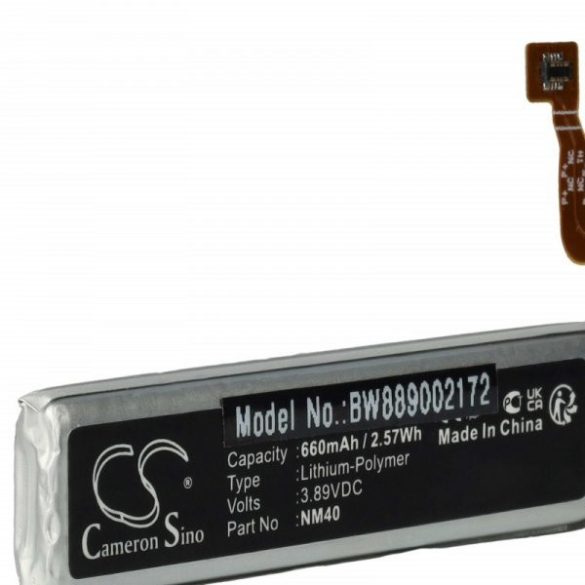 Motorola NM40, SB18D44720 - 660 mAh 3.89 V Li-polymer - Utángyártott telefon akku