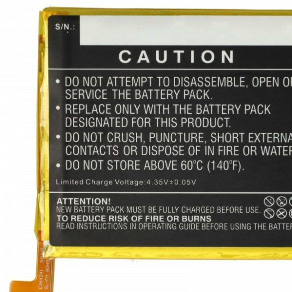Motorola SB18D11084, MT45 - 3900 mAh 3.8 V Li-polymer - Utángyártott telefon akku