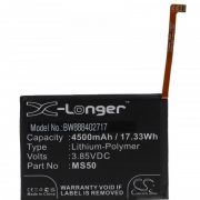   Motorola MS50, SB18D09927 - 4500 mAh 3.85 V Li-polymer - Utángyártott telefon akku