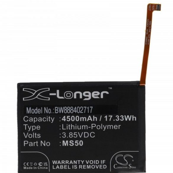 Motorola MS50, SB18D09927 - 4500 mAh 3.85 V Li-polymer - Utángyártott telefon akku