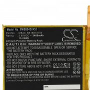   Motorola SB18D10750, MB40 - 3400 mAh 3.89 V Li-polymer - Utángyártott telefon akku